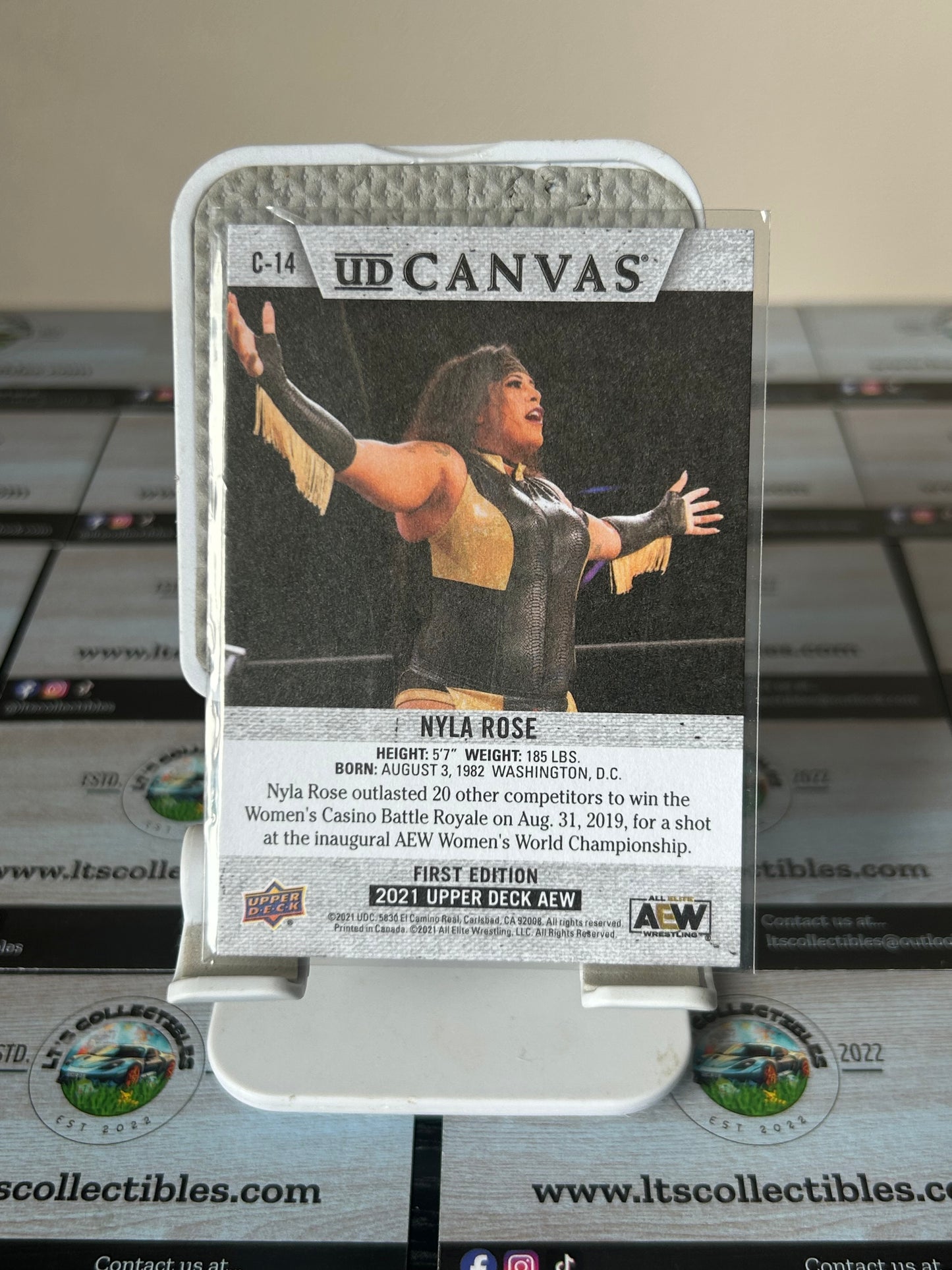 AEW Upper Deck Canvas - C14 - Nyla Rose