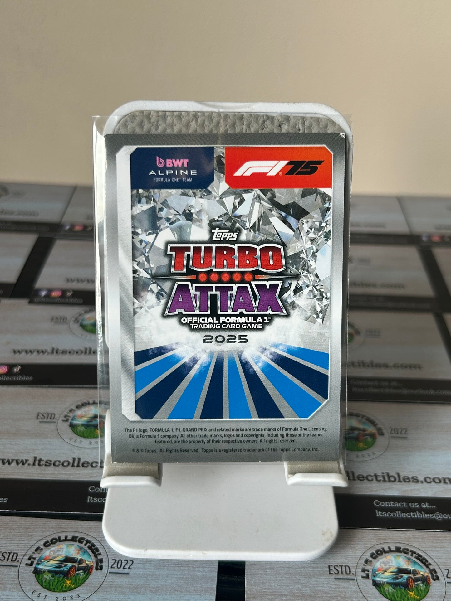 Topps Turbo Attax 2025 Pierre Gasly 100 Club Diamond Edition DM 4