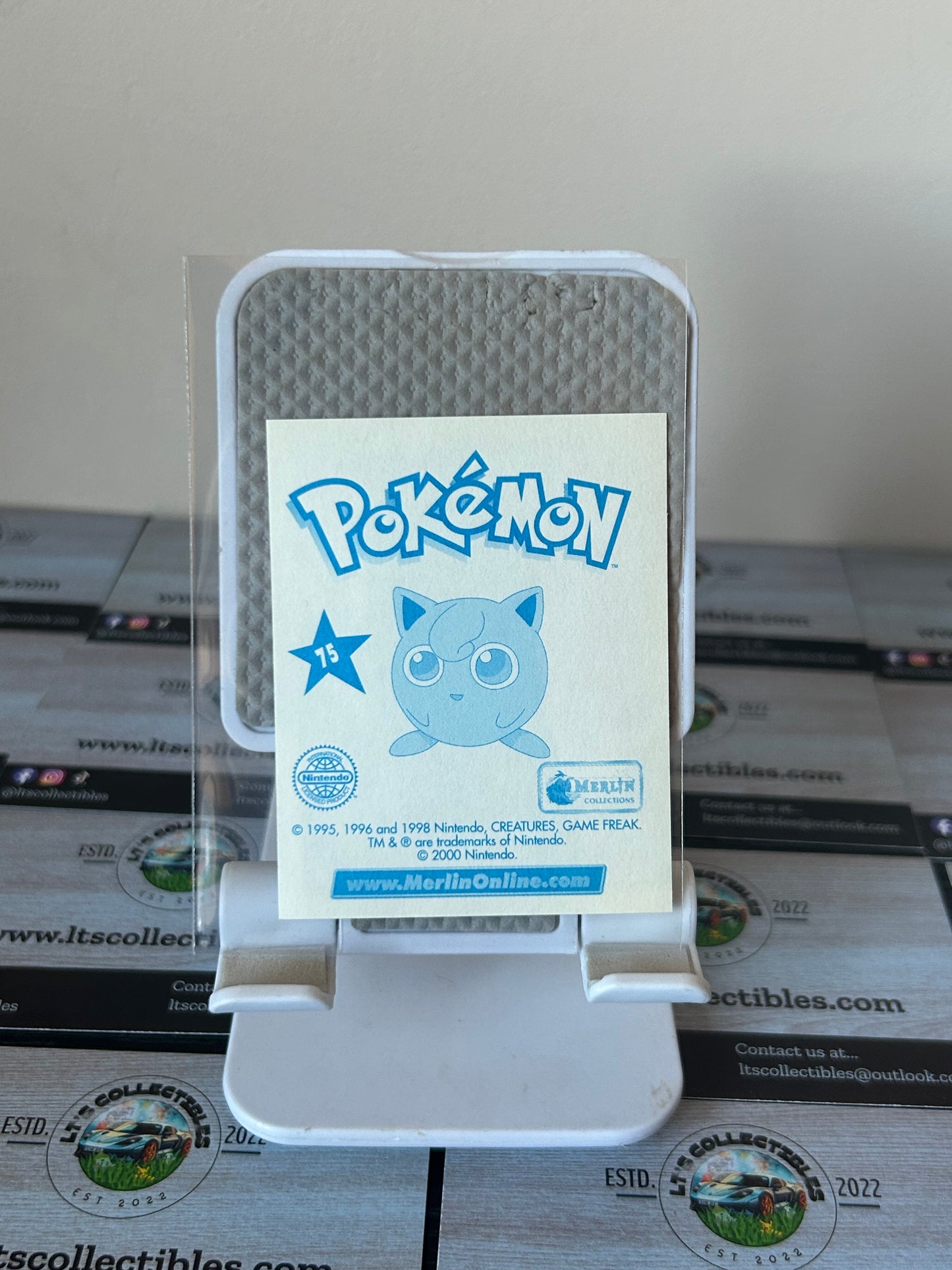 2000 Merlin Pokemon Sticker Cards Series 2 - #75