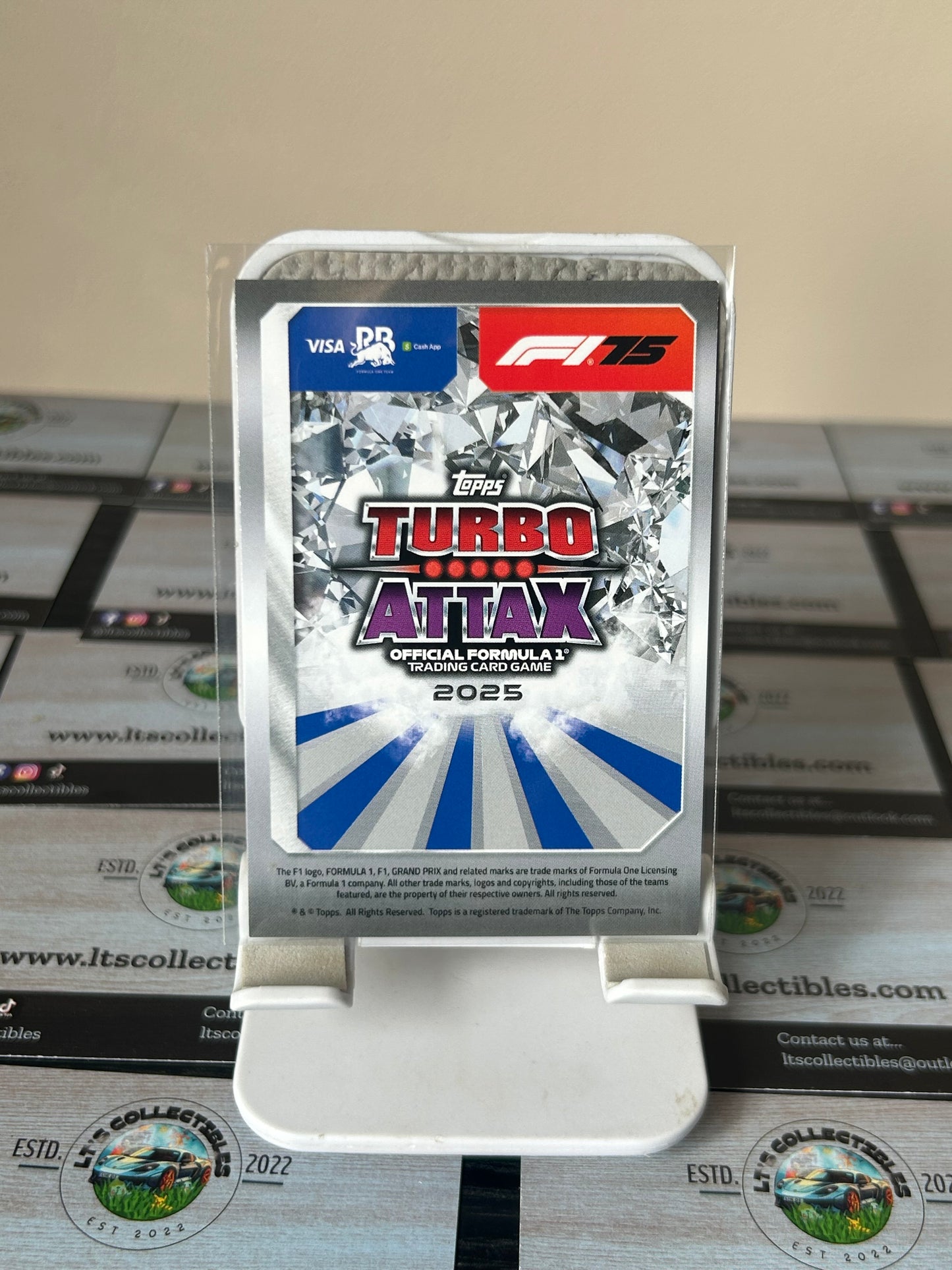 2025 Topps Turbo Attax Formula 1 Isack Hadjar Emerald Limited Edition LE14