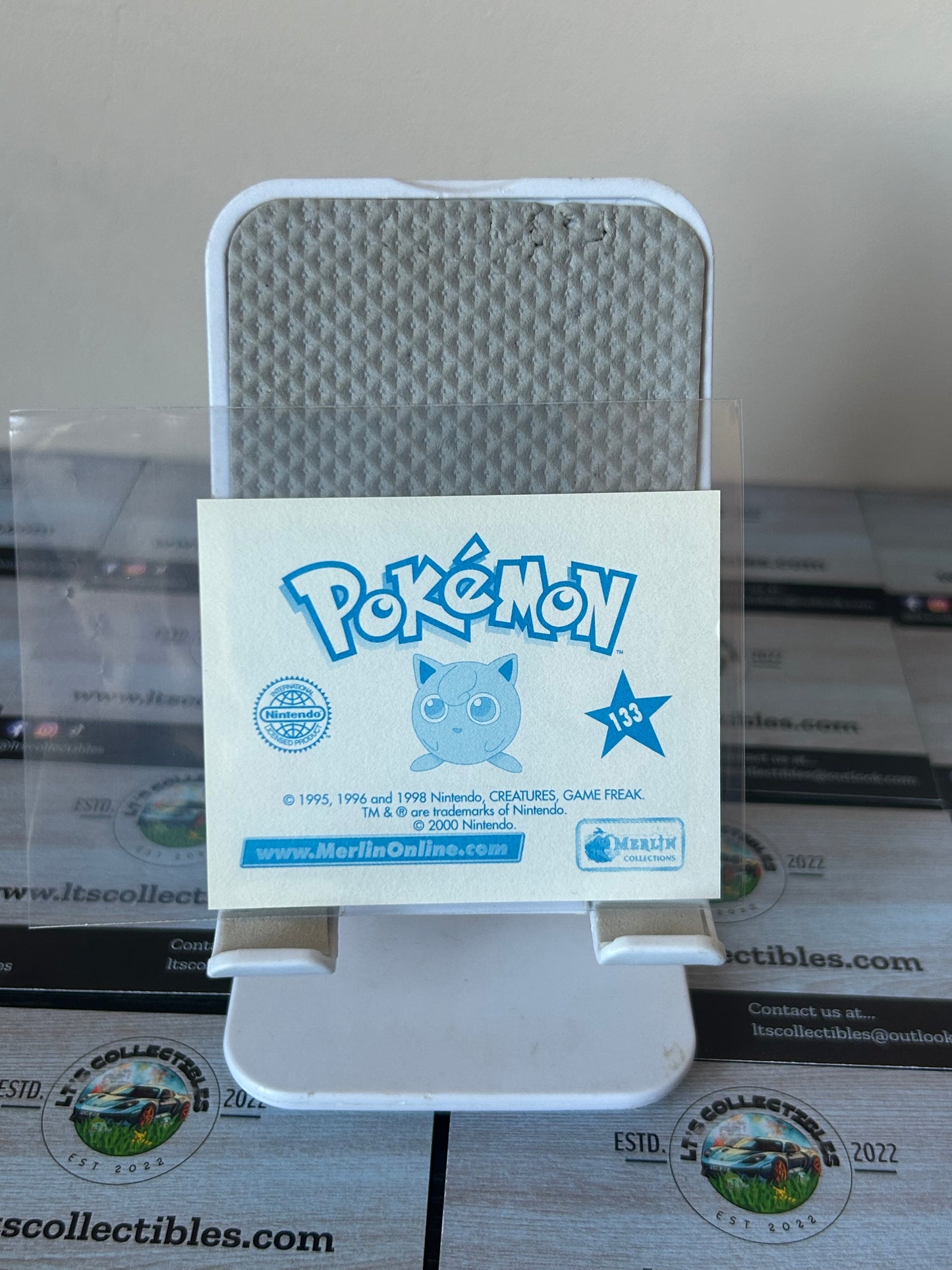 2000 Merlin Pokemon Sticker Cards Series 2 #133