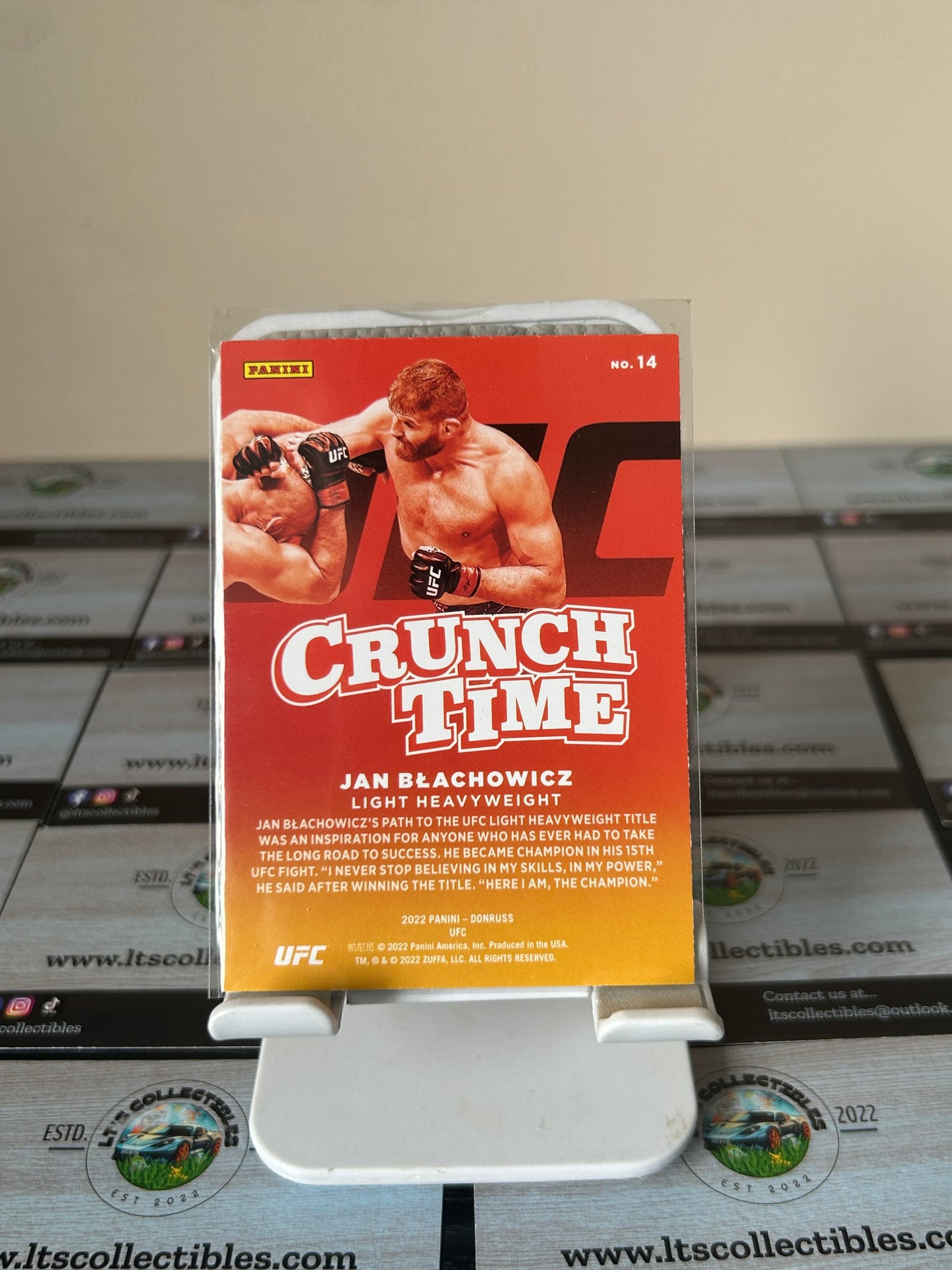 2022 Donruss UFC Crunch Time #14 Jan Blachowicz