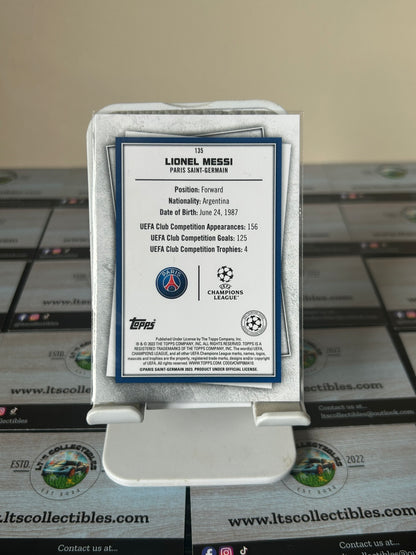 2022-23 Topps UEFA Superstars Fire & Ice - Lionel Messi #135