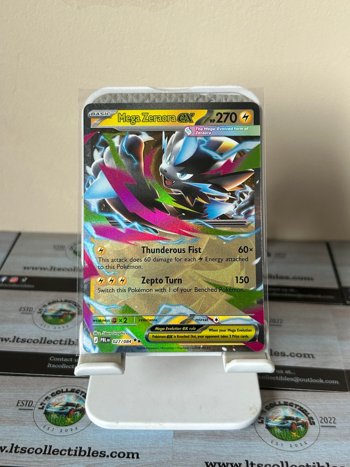 Pokémon - Mega Zeraora EX (027/084)