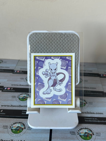 2000 Merlin Pokemon Sticker Cards Series 2 - Mewtwo #106