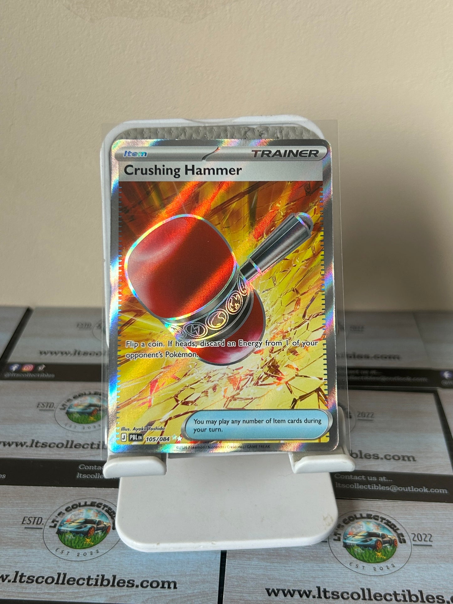 Pokémon - Crushing Hammer (105/084) Full art trainer