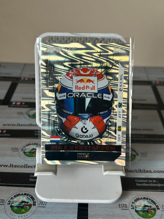 2025 Topps Turbo Attax F1 Max Verstappen #LL3 Lightning Lids Helmet Red Bull
