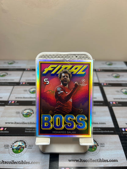 Topps Uefa Superstars 2022-23 2023 Mo Salah Final Boss Liverpool #FB-MS