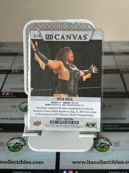 AEW Upper Deck Canvas - C14 - Nyla Rose 