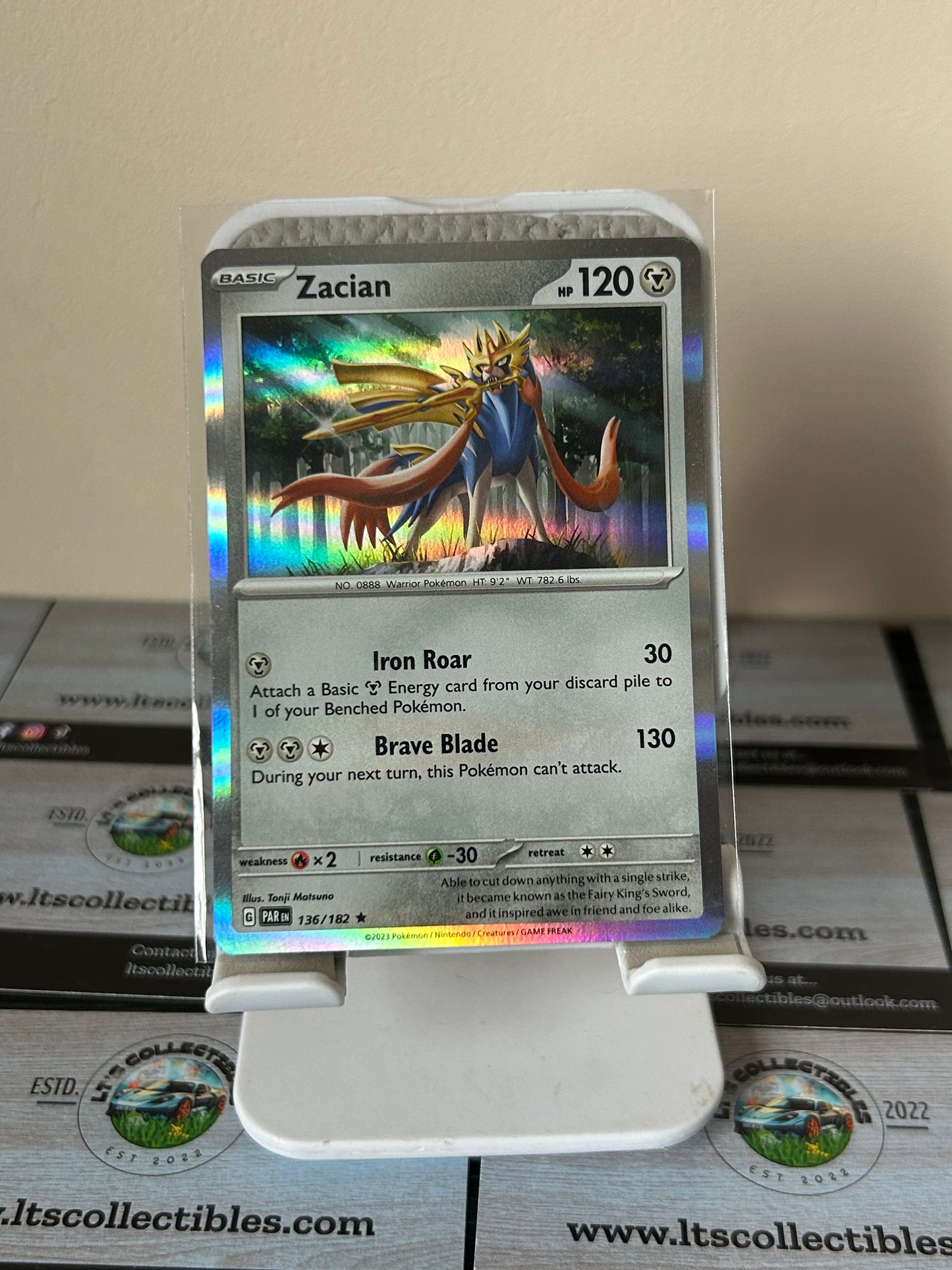 Pokémon - Zacian Holo (136/182)