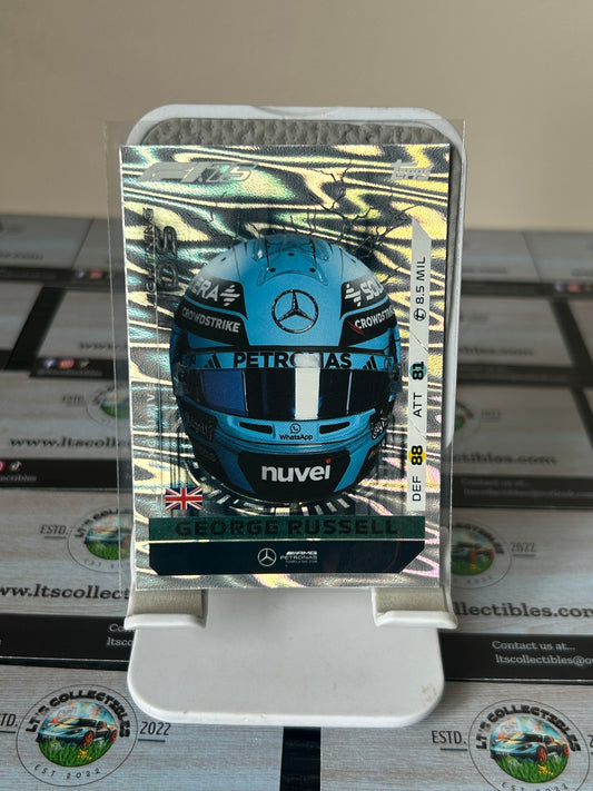 2025 Topps Turbo Attax F1 George Russell #LL4 Lightning Lids Helmet Mercedes
