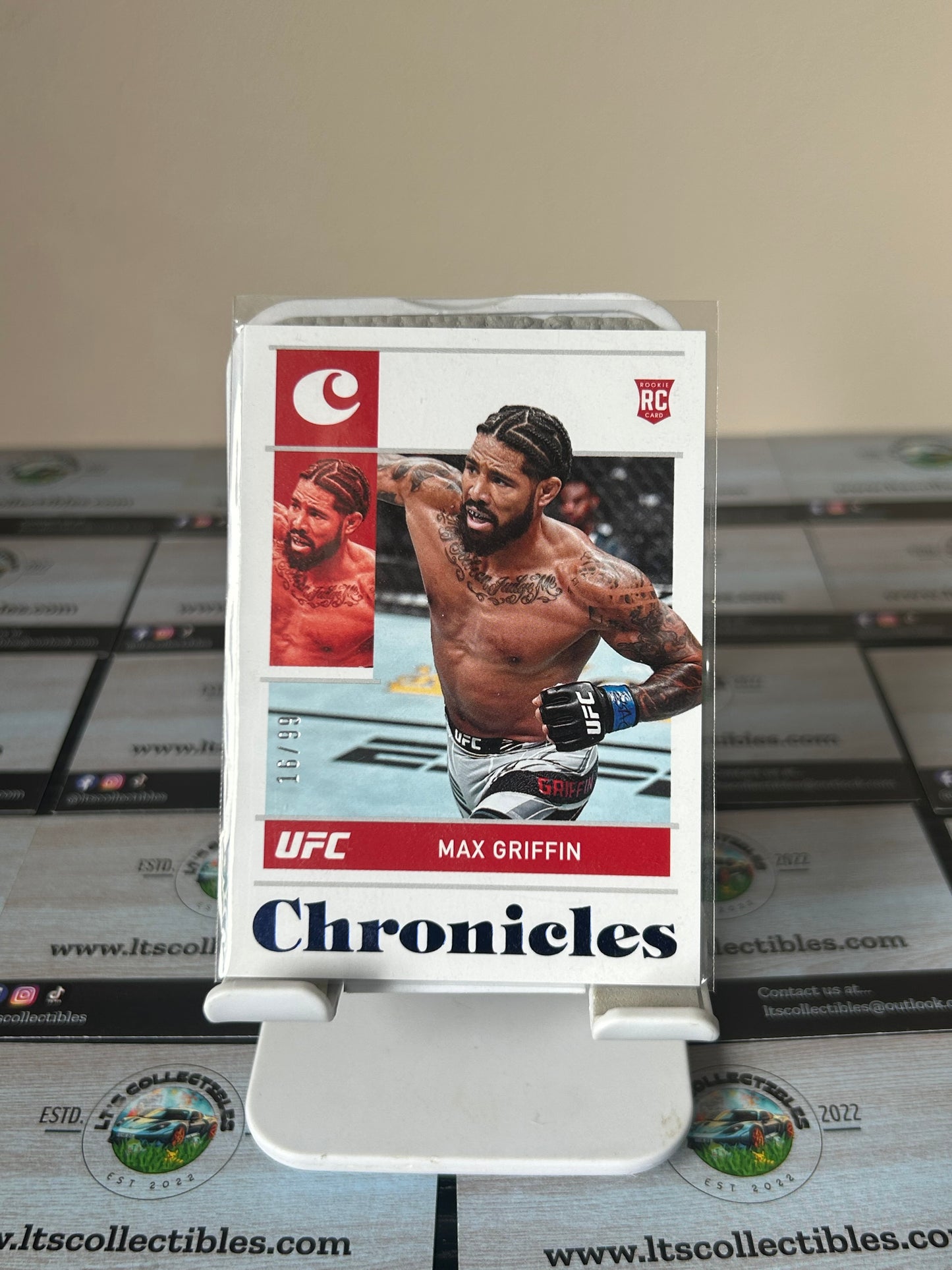 2022 PANINI CHRONICLES UFC MAX GRIFFIN RC - 16/99