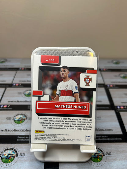 2022-23 Panini Donruss Rated Rookie Green Matheus Nunes #188 Rookie Portugal
