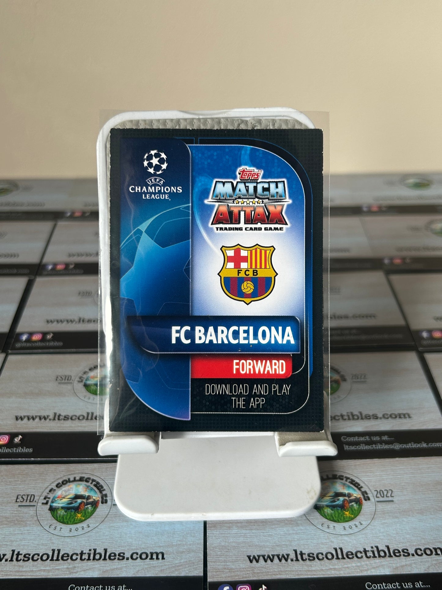 Match Attax 2019 Champions / Europa League Lionel Messi Record Holder Foil Card