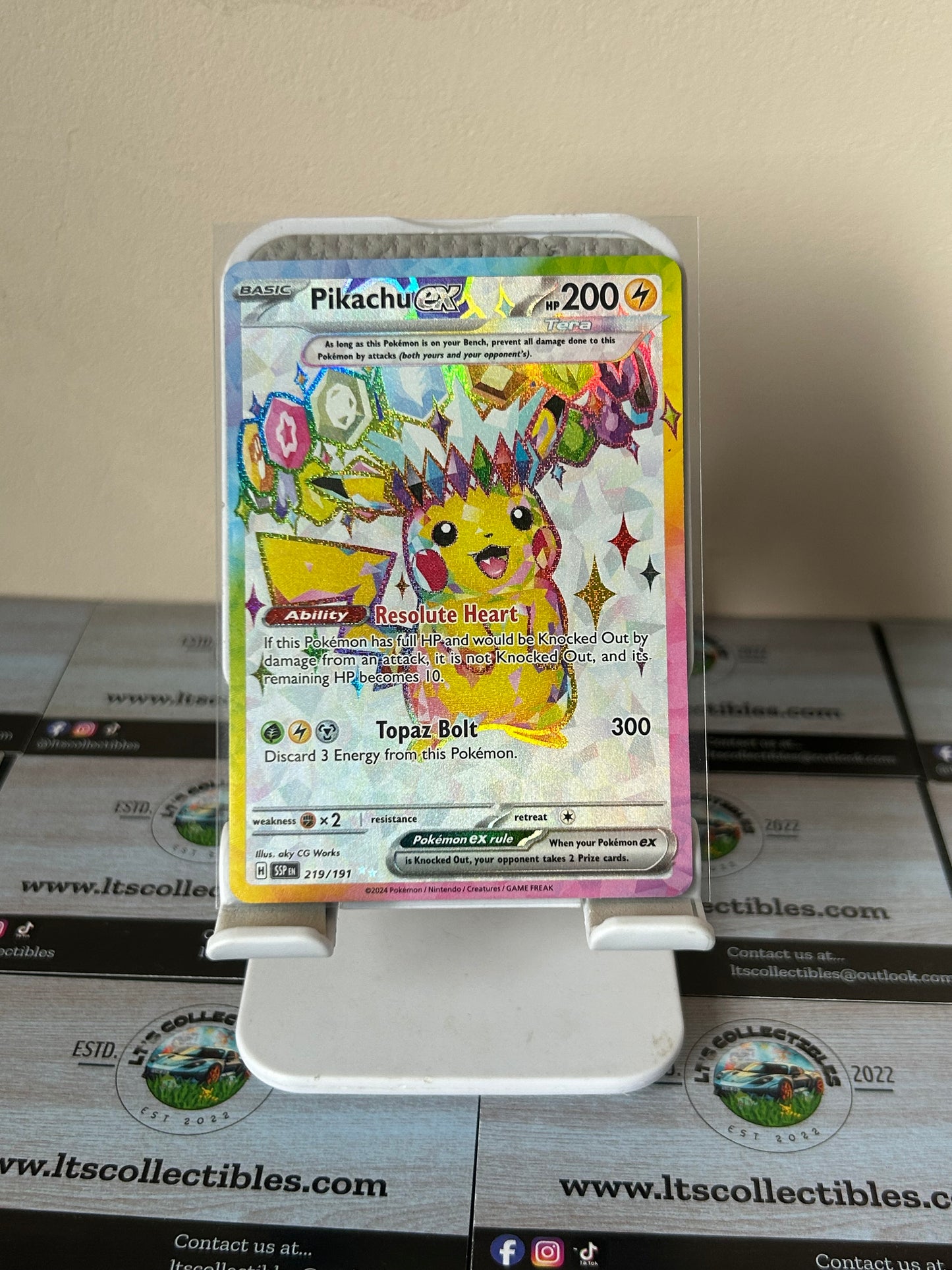 Pokemon - Pikachu ex (219/191)