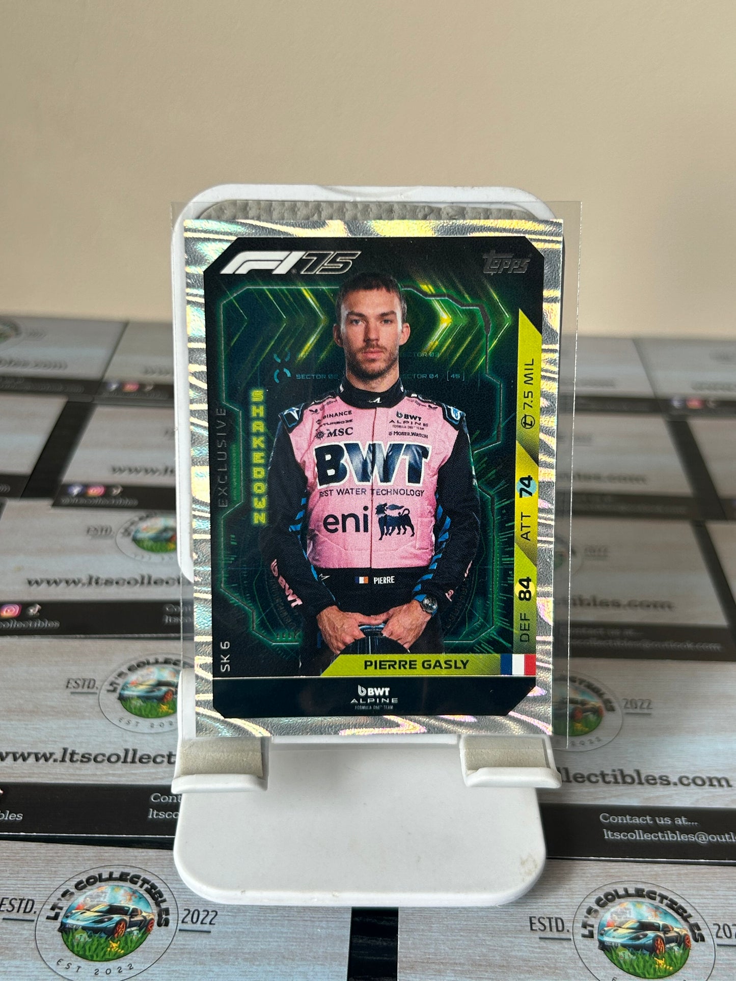 2025 Topps Turbo Attax F1 - Pierre Gasly Shakedown Exclusive SK6 Card