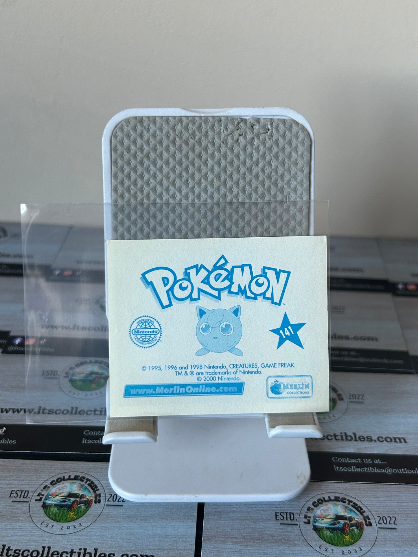 2000 Merlin Pokemon Sticker Cards Series 2 - Squirtle #141