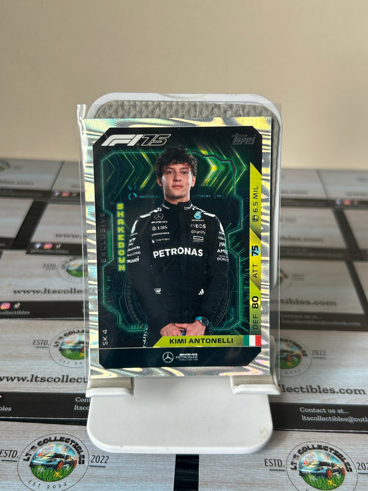 Kimi Antonelli Shakedown Topps Turbo Attax F1 2025