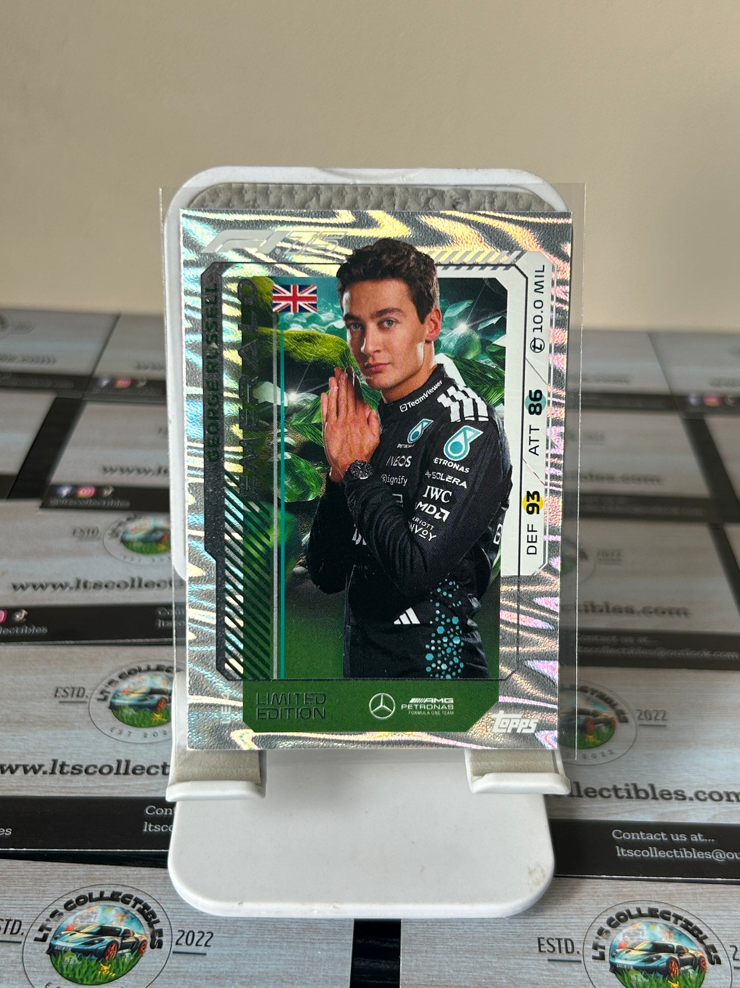 George Russell Topps Turbo Attax 2025 F1 Mercedes Limited Edition LE4