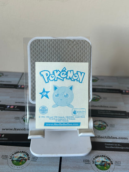 2000 Merlin Pokemon Sticker Cards Series 2 - Mewtwo #106
