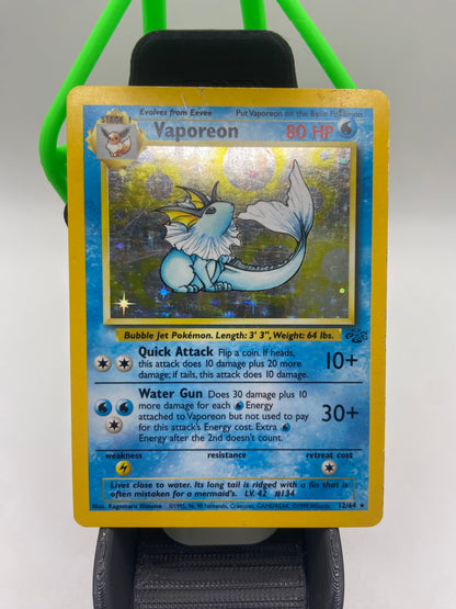 Vaporeon Holo 12/64 Jungle set