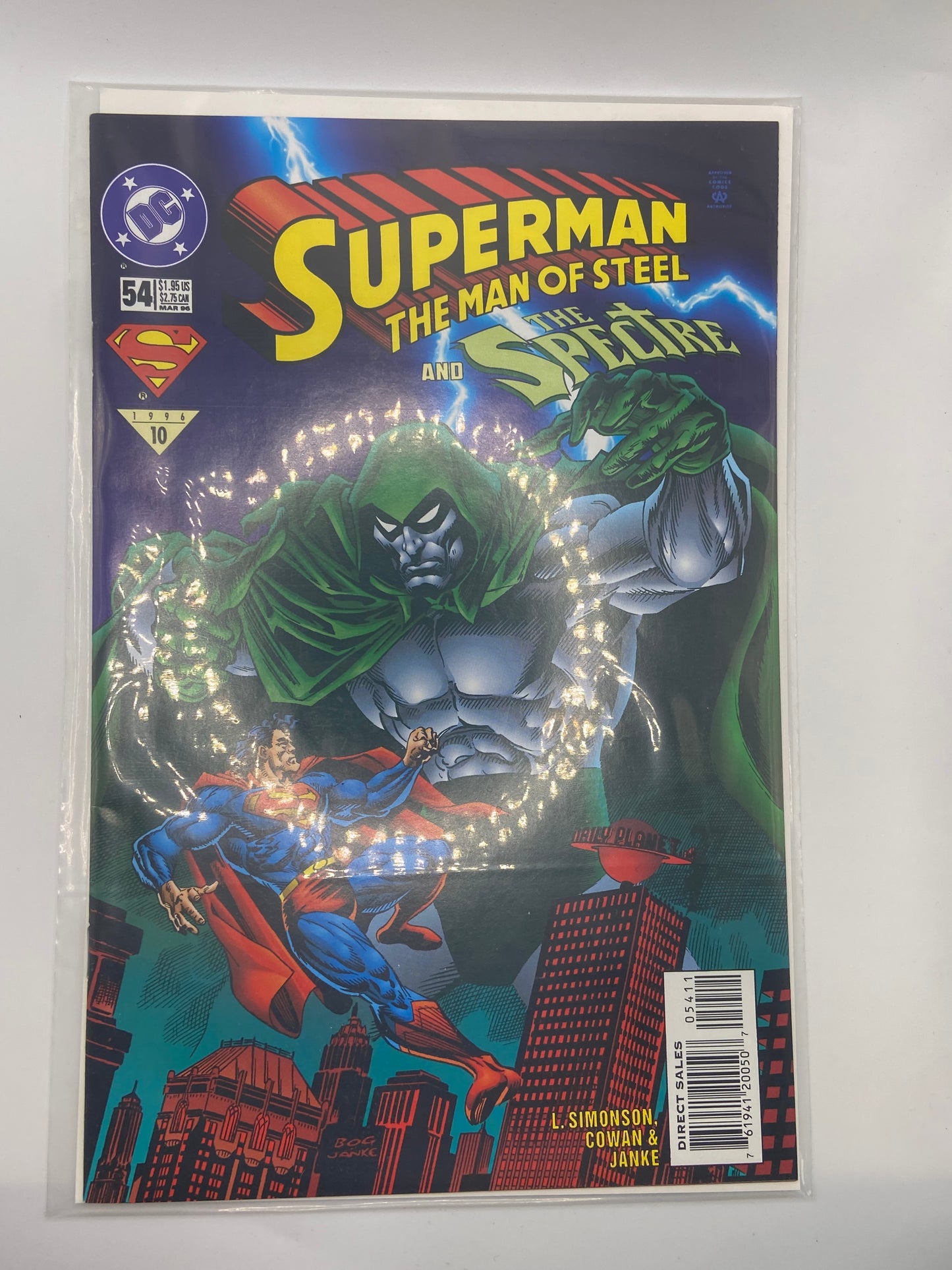 DC Comics - Superman the man of steel and the spectre #54