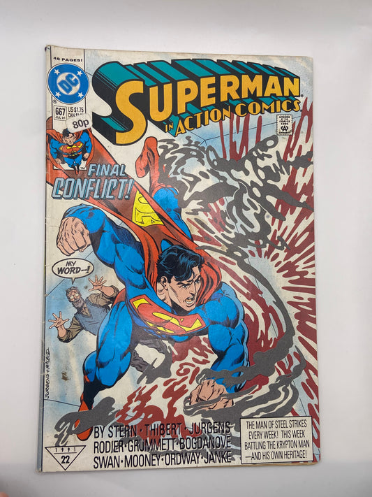 DC Comics - Superman in action comics #667