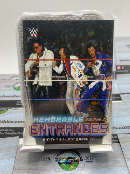 Wwe topps - wrestle mania 25 Rythem & Blues entrance