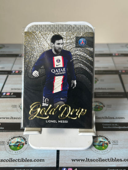 2023 Topps PSG Gold Drip Lionel Messi