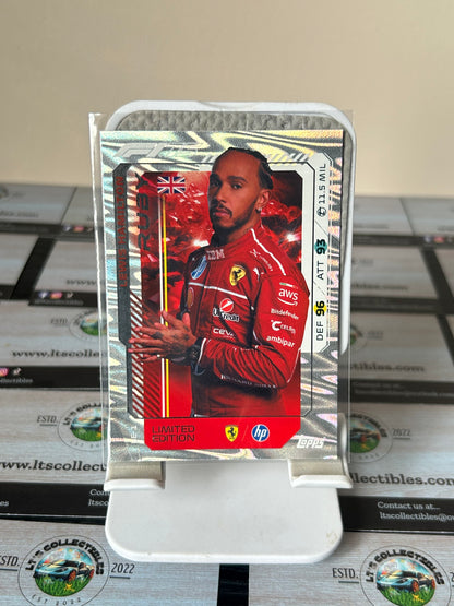 Topps Turbo Attax 2025 Formula One Lewis Hamilton Ferrari Ruby Limited Edition