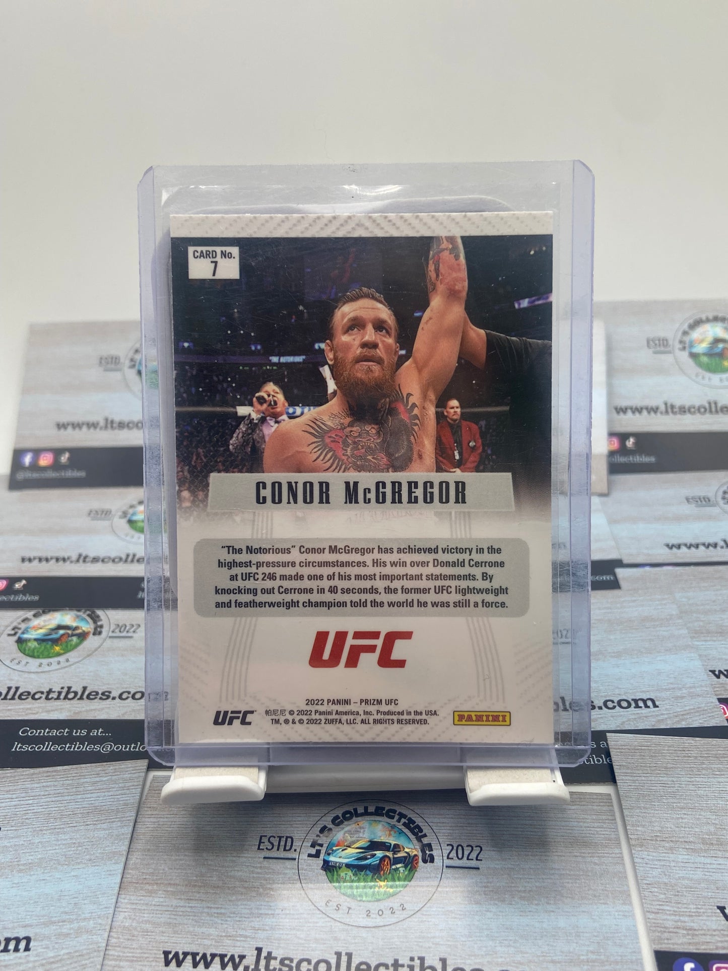 2022 panini Prizm UFC - Connor McGregor