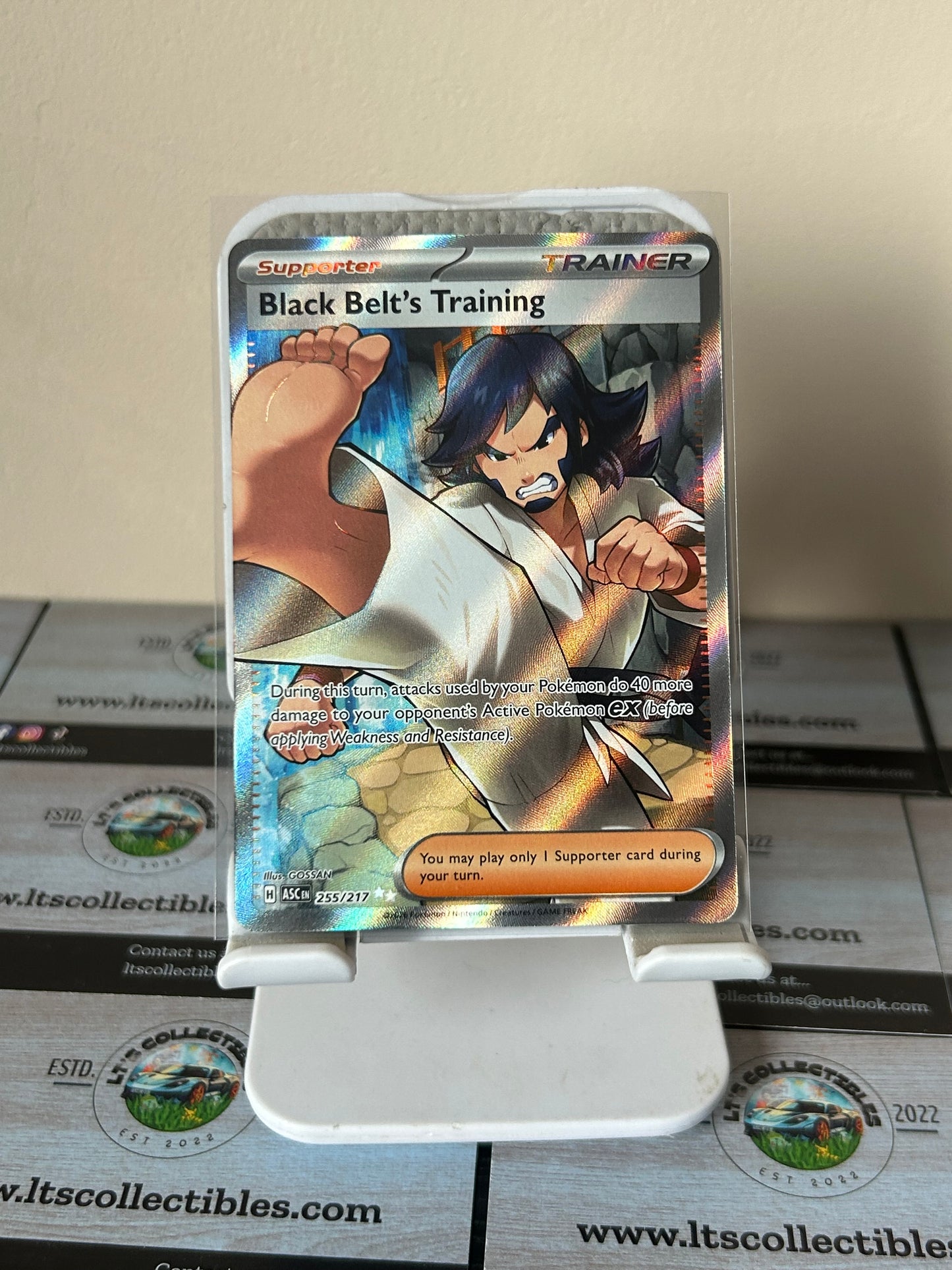 Pokémon - Black Belts Training (255/217) Full art Trainer