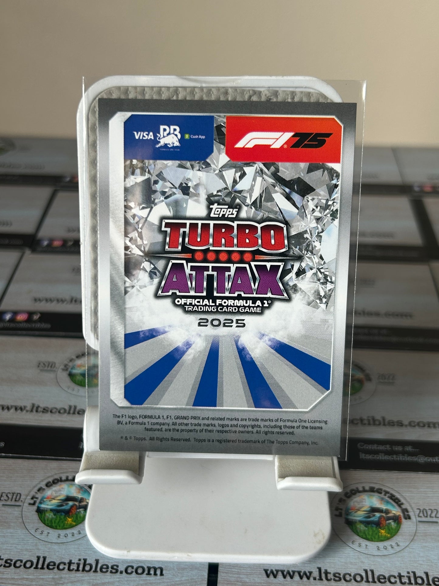 Topps 2025 Turbo Attax - Limited edition Aquamarine - Liam Lawson “LE9”