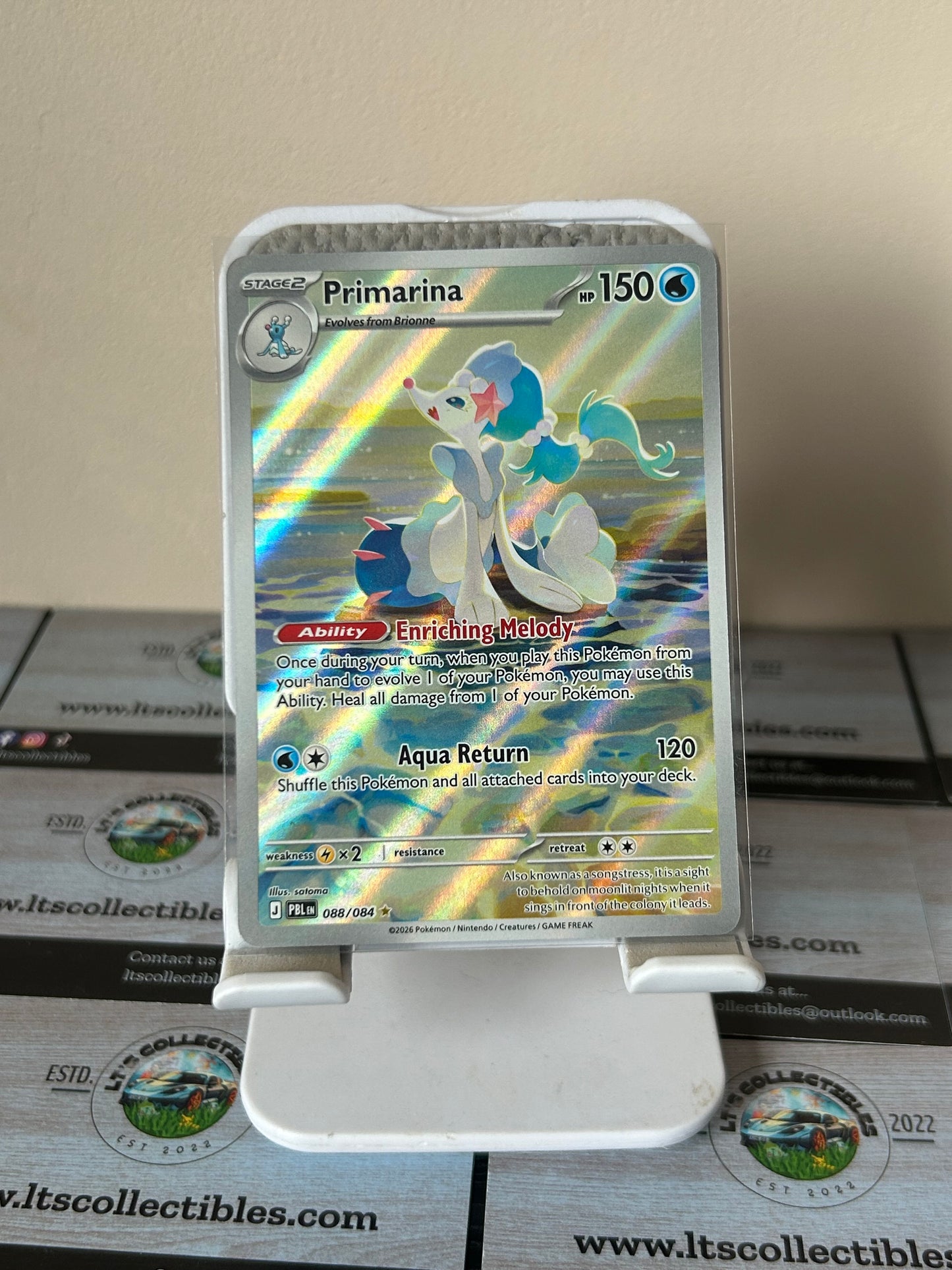 Pokémon - Primarina (088/084) Full art
