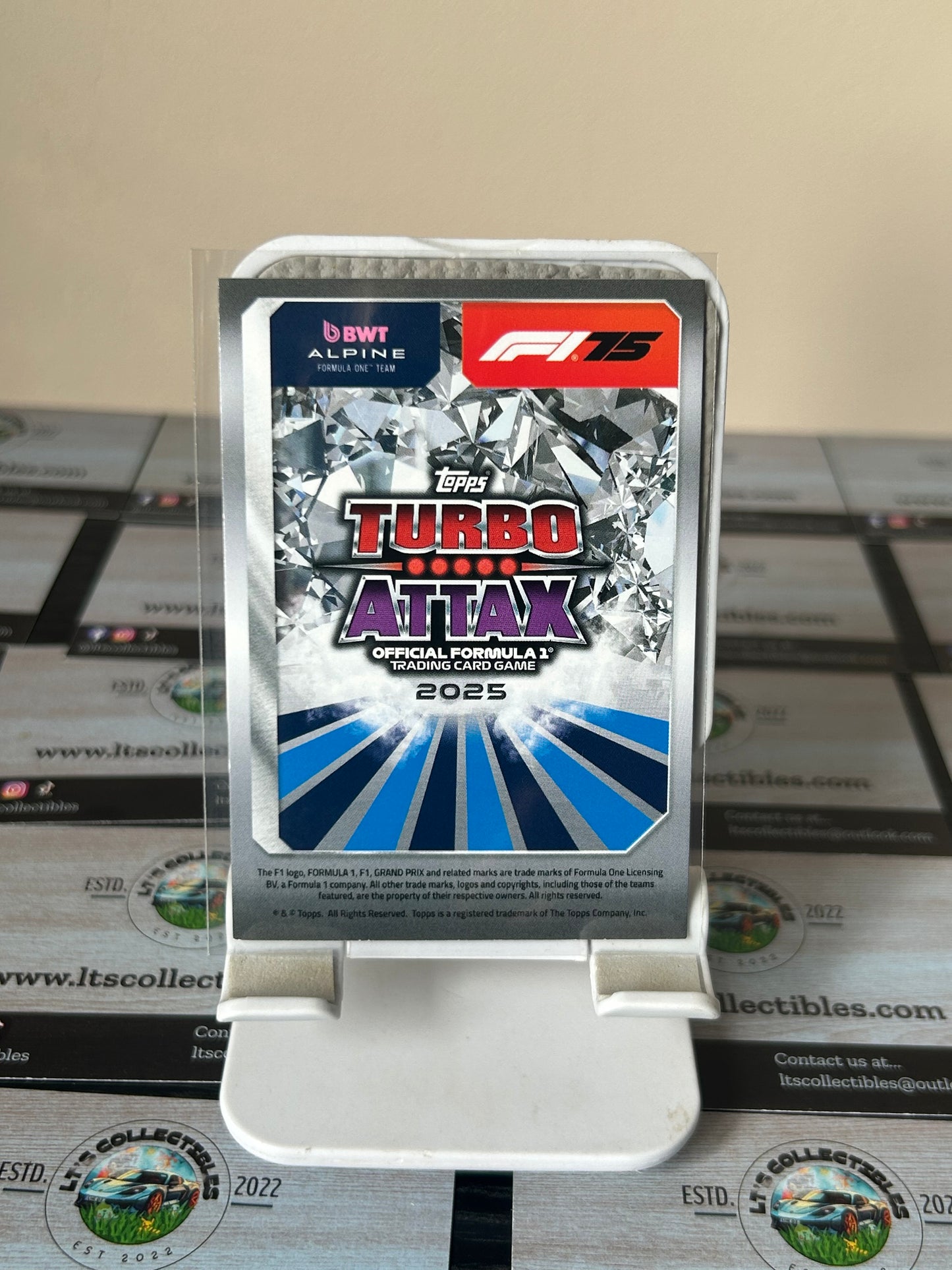 2025 Topps Turbo Attax F1 - Pierre Gasly Shakedown Exclusive SK6 Card