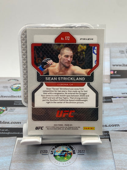 2022 Panini Prizm UFC - Sean Strickland rookie card