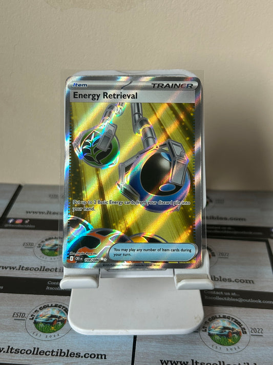Pokémon - Energy Retrieval (108/086) Full art trainer