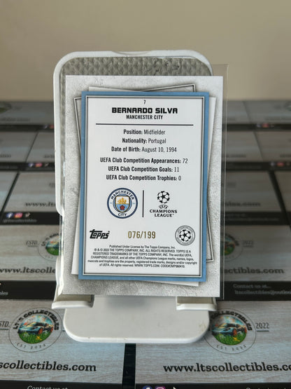 Topps UCL Super Stars 22/23 No. 7 Bernardo Silva Green /199