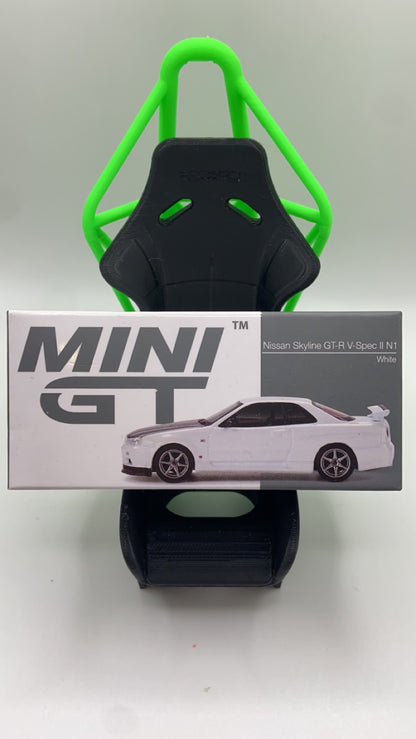 Mini GT #501 - Nissan Skyline GTR V-Spec II N1 (White)