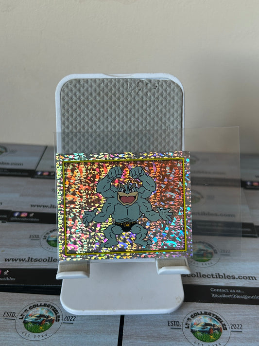 2000 Merlin Pokemon Sticker Cards Series 2 - Holographic Machomp #116