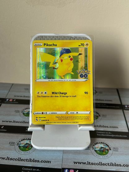 Pokémon - Pikachu Holo Pokemon go stamp (028/078)
