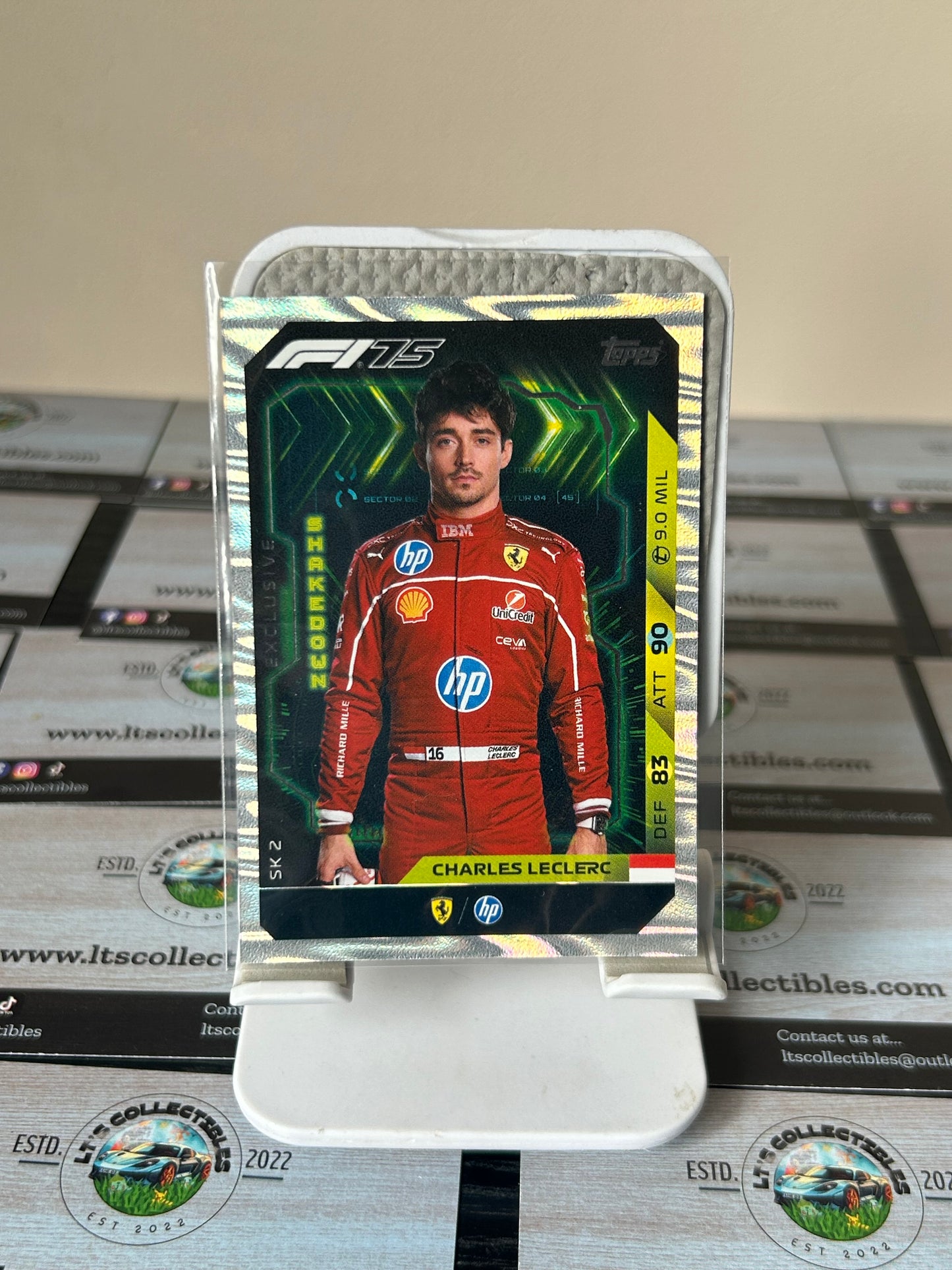 2025 Topps Turbo Attax F1 - Charles Leclerc Ferrari Exclusive Holo