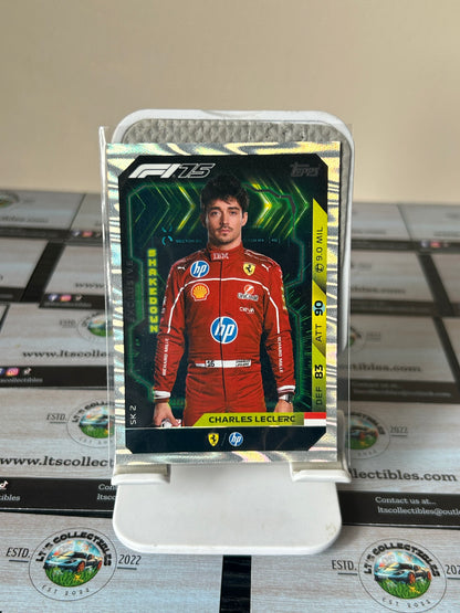 2025 Topps Turbo Attax F1 - Charles Leclerc Ferrari Exclusive Holo
