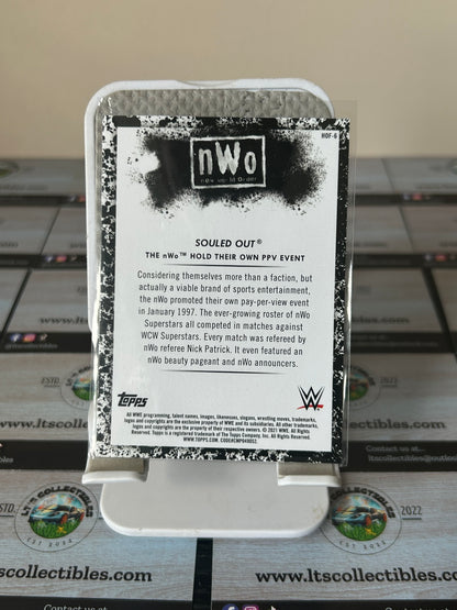 2021 Topps WWE Wrestling Hall of Fame Tribute #HOF-6 - Hulk Hogan - The nWo
