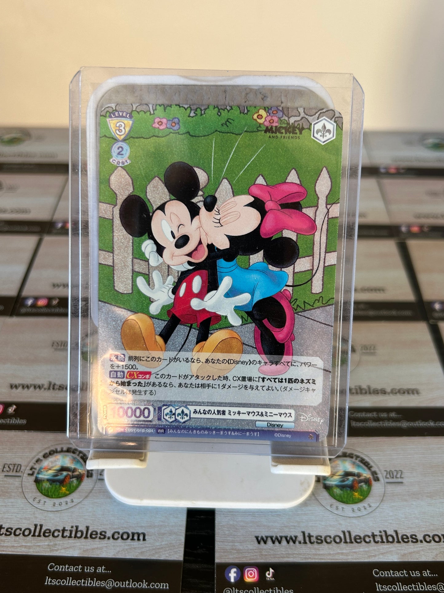 2023 Weiss Schwarz Disney BLAU - Minnie Kissing Mickey