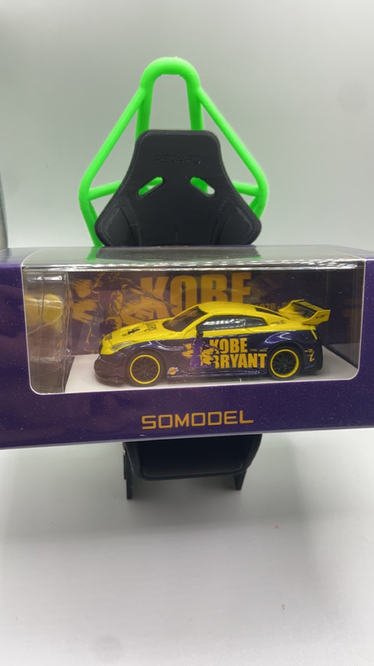 SOMODEL - Nissan Skyline GTR R35 - Kobe Bryant edition (with figure)