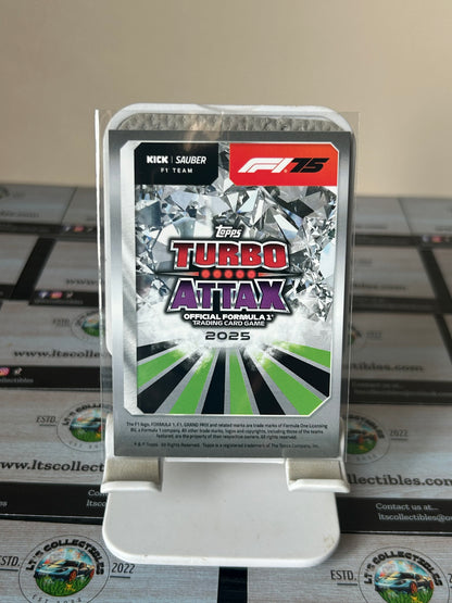 2025 Topps Turbo Attax F1 Nico Hulkenberg #DM5 Exclusive Diamond Edition Haas