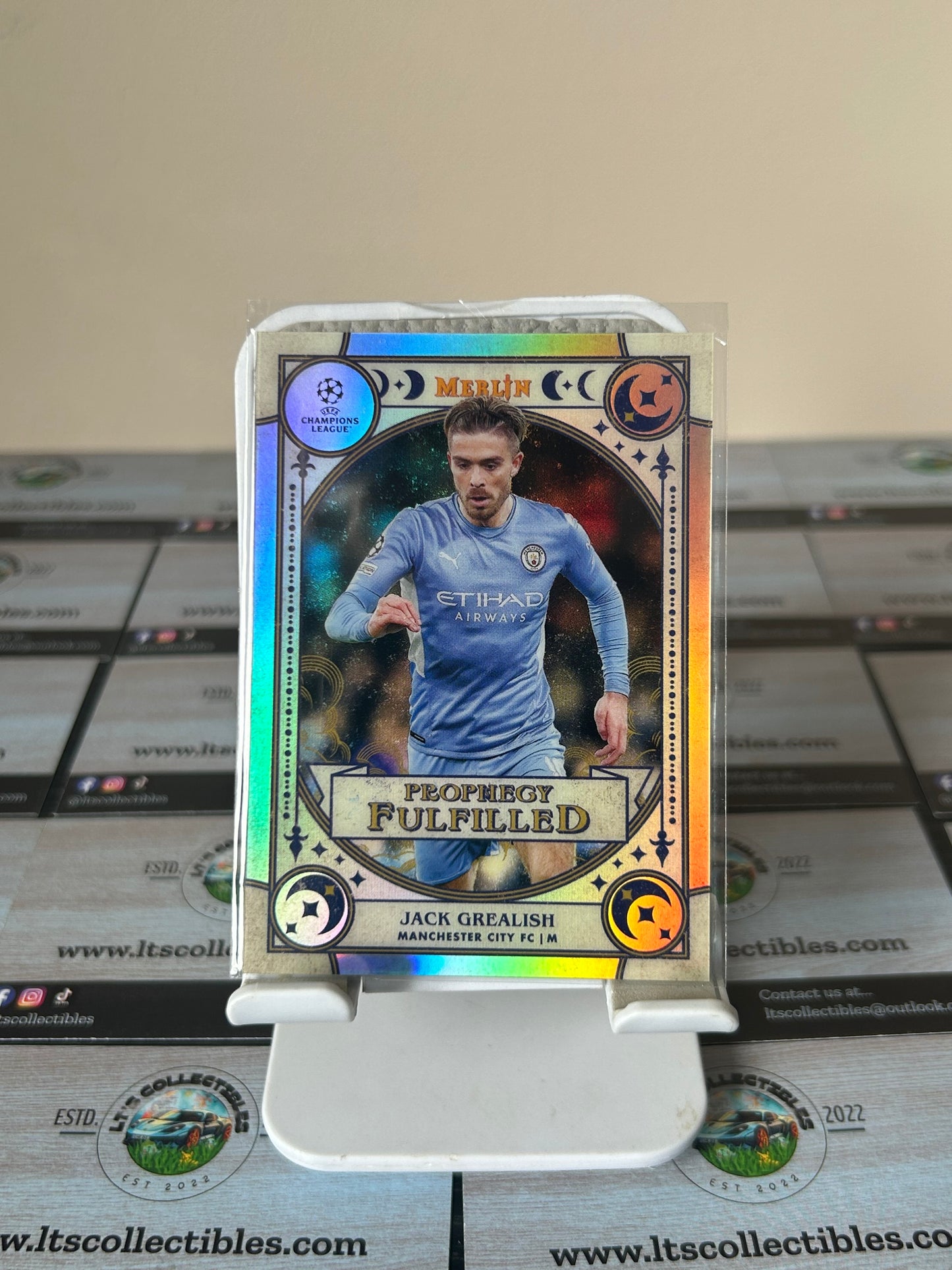 2022 Topps Merlin Prophecy Fulfilled Jack Grealish PF-3