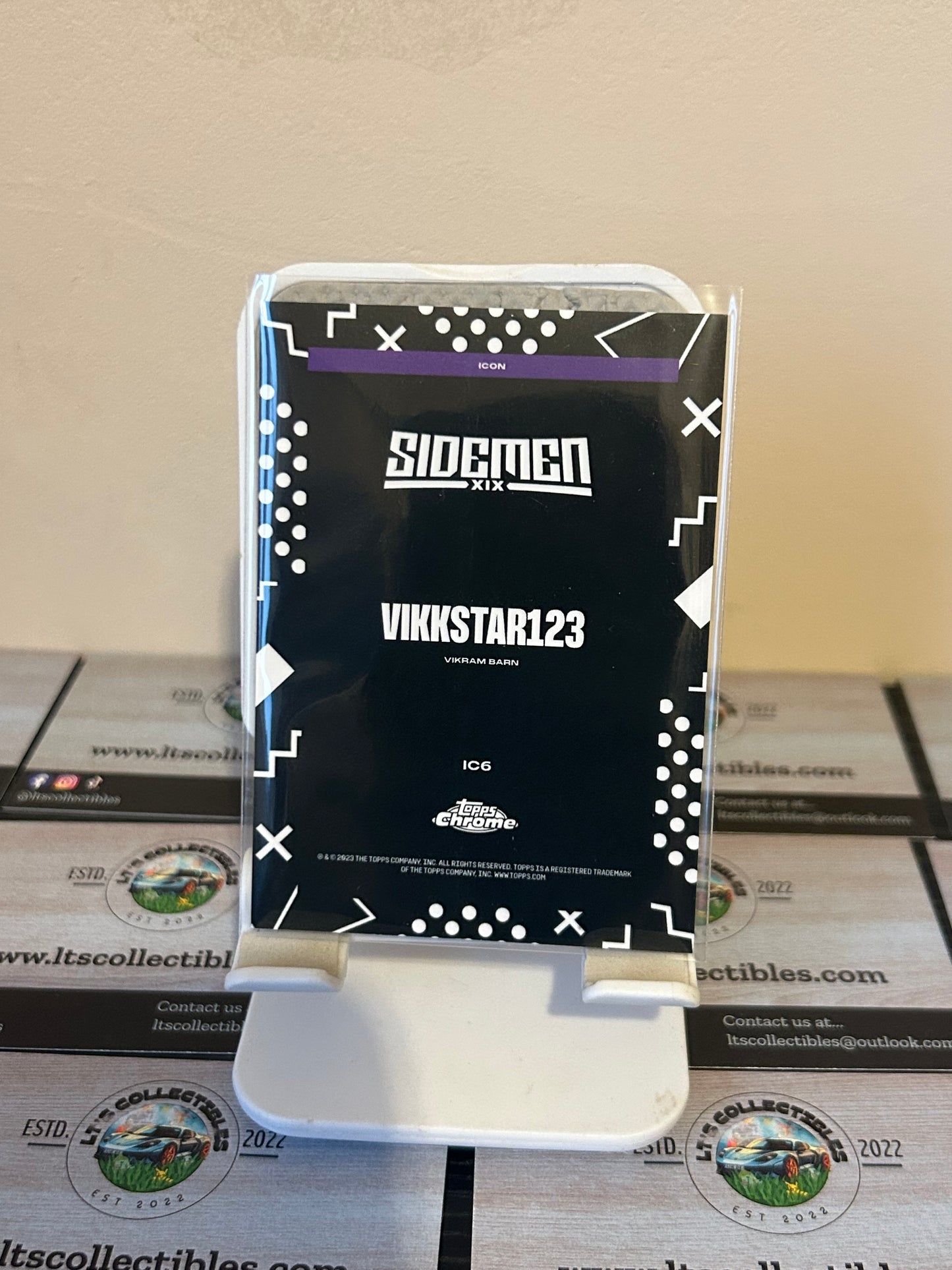 2023 Topps chrome x Sidemen - Vikstar123 ICON #IC6