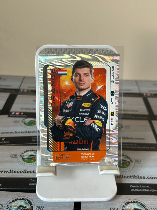 Topps F1 Turbo Attax Max Verstappen Orange Limited Edition 2025